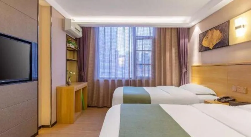 Bed in GreenTree Alliance Hotel Kunming Chuanjin Road Branch