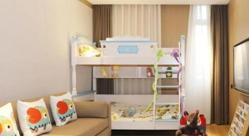 Bed in Jolie Vue Boutique Hotel Sanjiang