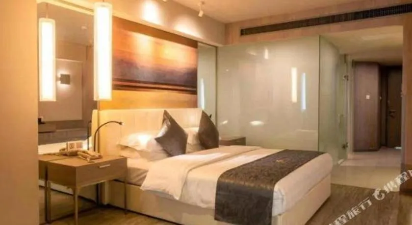 Bed in Jinjiang Metropolo Hotel - Hangzhou Xiasha