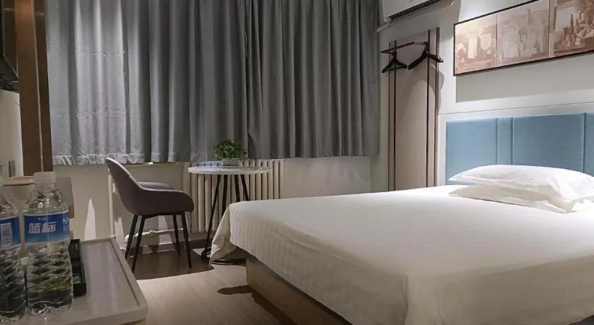 Bed in Jinjiang Inn Zibo People's Park Liuquan Road