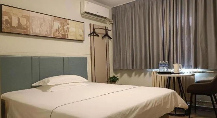 Bed in Jinjiang Inn Zibo People's Park Liuquan Road