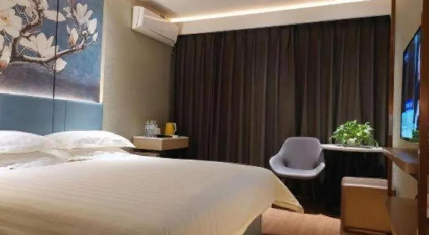 Bed in Jinjiang Inn Zibo People's Park Liuquan Road