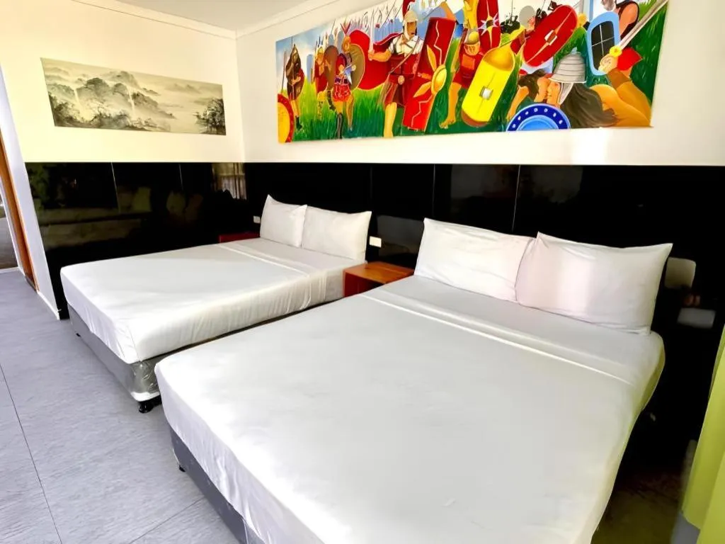 Bed in Roman Empire Panglao Boutique Resort