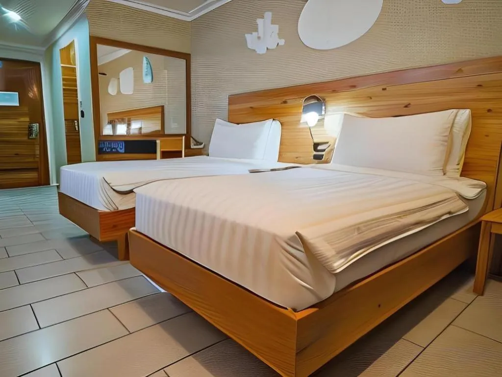 Bed in Roman Empire Panglao Boutique Resort