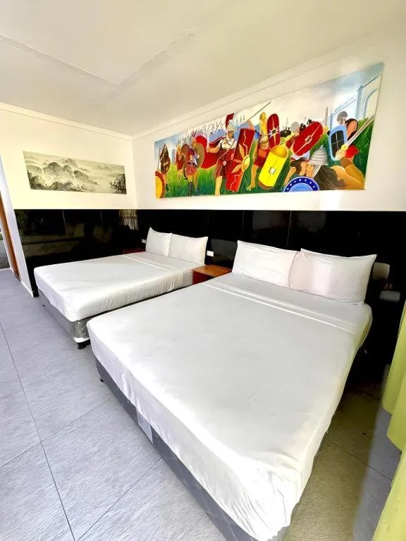 Bed in Roman Empire Panglao Boutique Resort