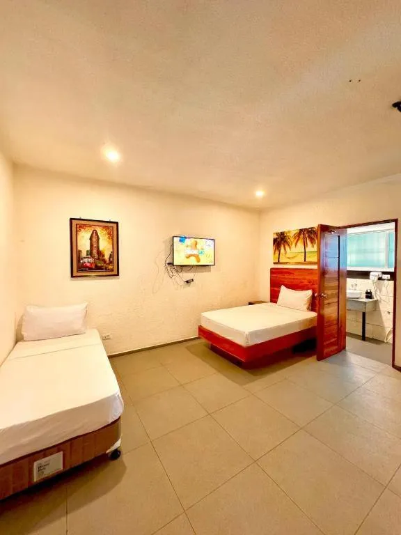 Bed in Roman Empire Panglao Boutique Resort