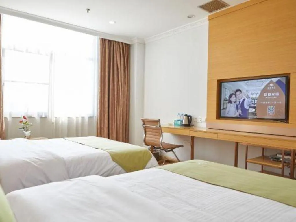 Bed in GreenTree Alliance Hotel Foshan Nanhai District Pingzhou Yuqi Street