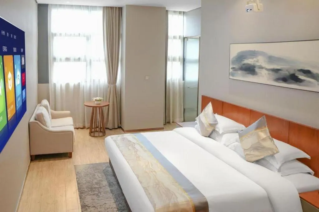 Bed in H Life Hotel (Shenzhen Sea World Branch)