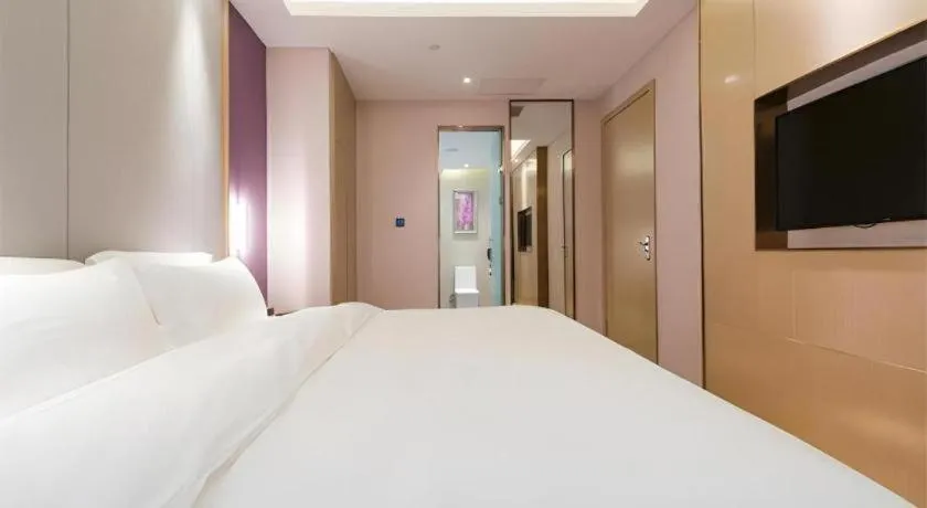 Bed in Lavande Hotels·Anyang Wojin Wanda Plaza