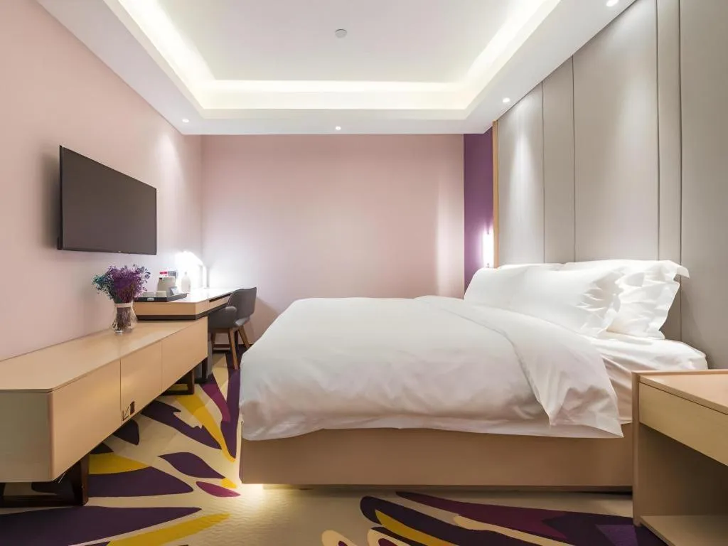Bed in Lavande Hotels·Anyang Wojin Wanda Plaza