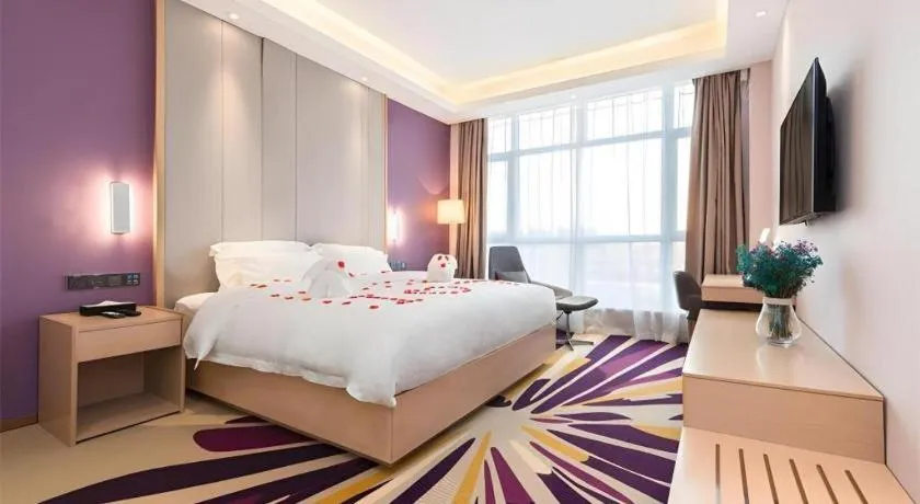 Bed in Lavande Hotels·Anyang Wojin Wanda Plaza