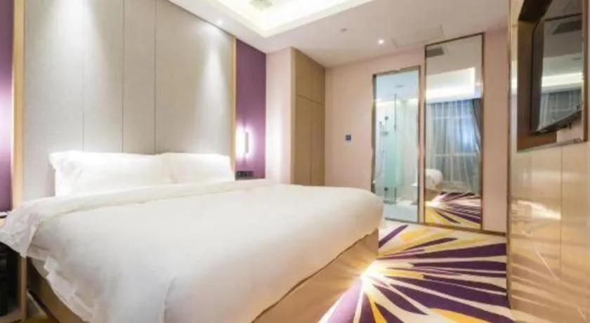 Bed in Lavande Hotels·Anyang Wojin Wanda Plaza