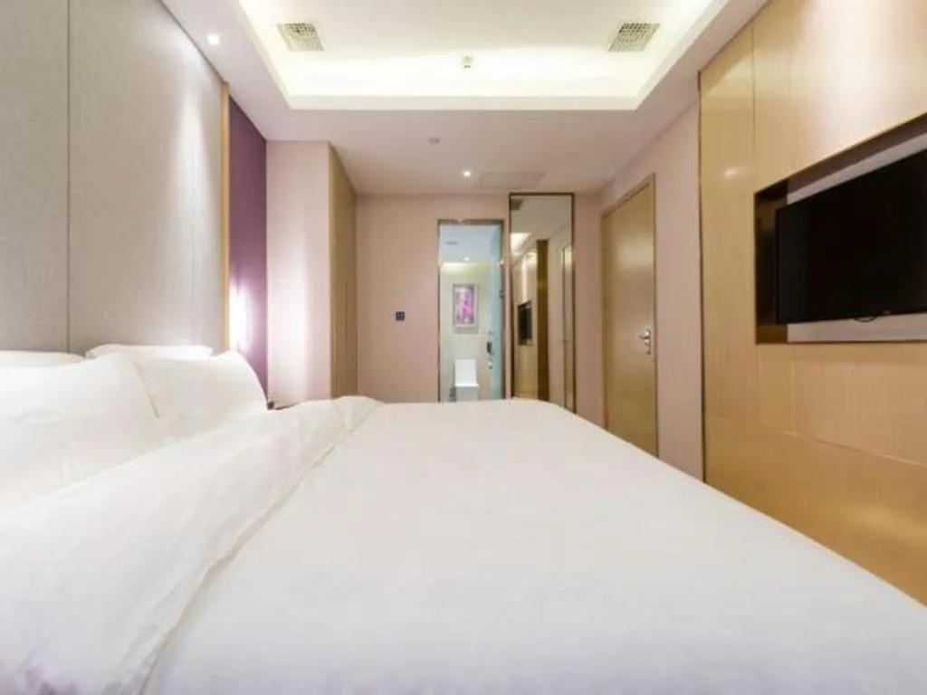 Bed in Lavande Hotels·Anyang Wojin Wanda Plaza