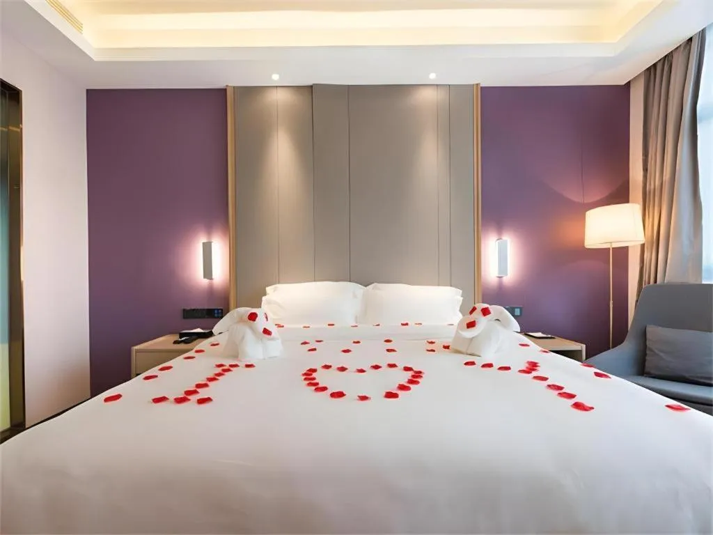 Bed in Lavande Hotels·Anyang Wojin Wanda Plaza