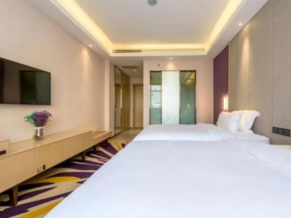 Bed in Lavande Hotels·Anyang Wojin Wanda Plaza