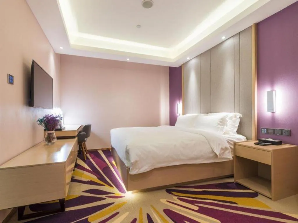Bed in Lavande Hotels·Anyang Wojin Wanda Plaza