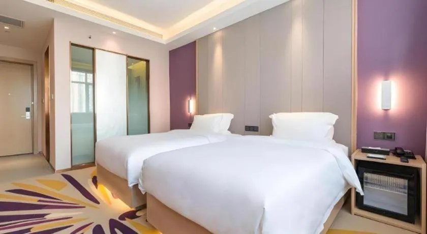 Bed in Lavande Hotels·Anyang Wojin Wanda Plaza