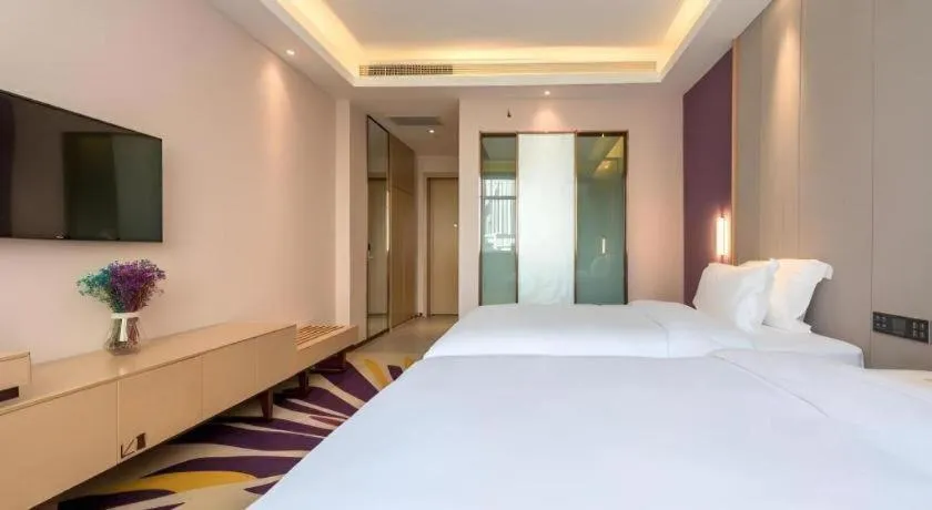 Bed in Lavande Hotels·Anyang Wojin Wanda Plaza