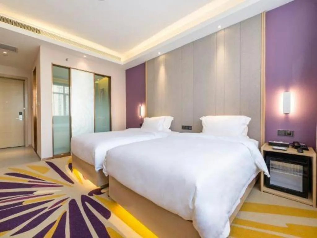 Bed in Lavande Hotels·Anyang Wojin Wanda Plaza