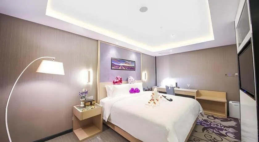 Bed in Lavande Hotel Beijing Guanganmen Lize Commercial Zone