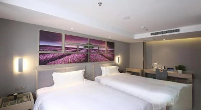 Bed in Lavande Hotel Beijing Guanganmen Lize Commercial Zone