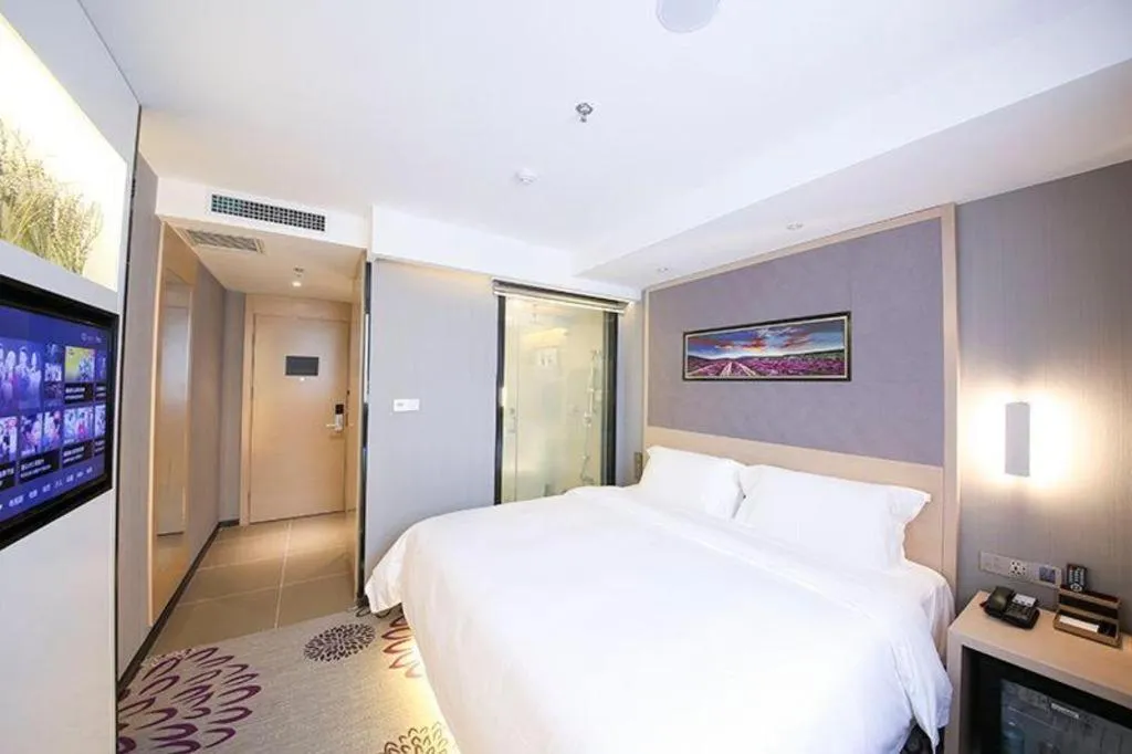 Bed in Lavande Hotel Beijing Guanganmen Lize Commercial Zone