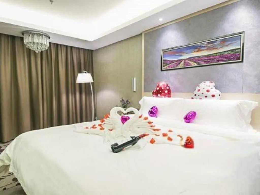 Bed in Lavande Hotel Beijing Guanganmen Lize Commercial Zone