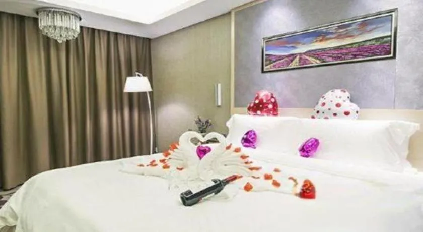 Bed in Lavande Hotel Beijing Guanganmen Lize Commercial Zone