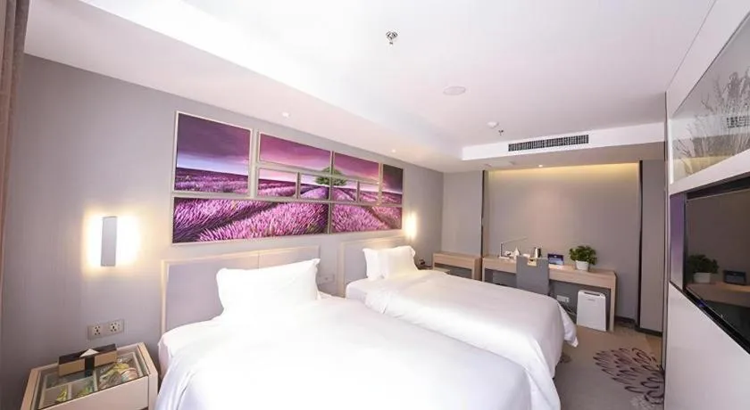 Bed in Lavande Hotel Beijing Guanganmen Lize Commercial Zone