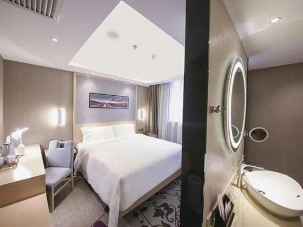 Bed in Lavande Hotel Beijing Guanganmen Lize Commercial Zone