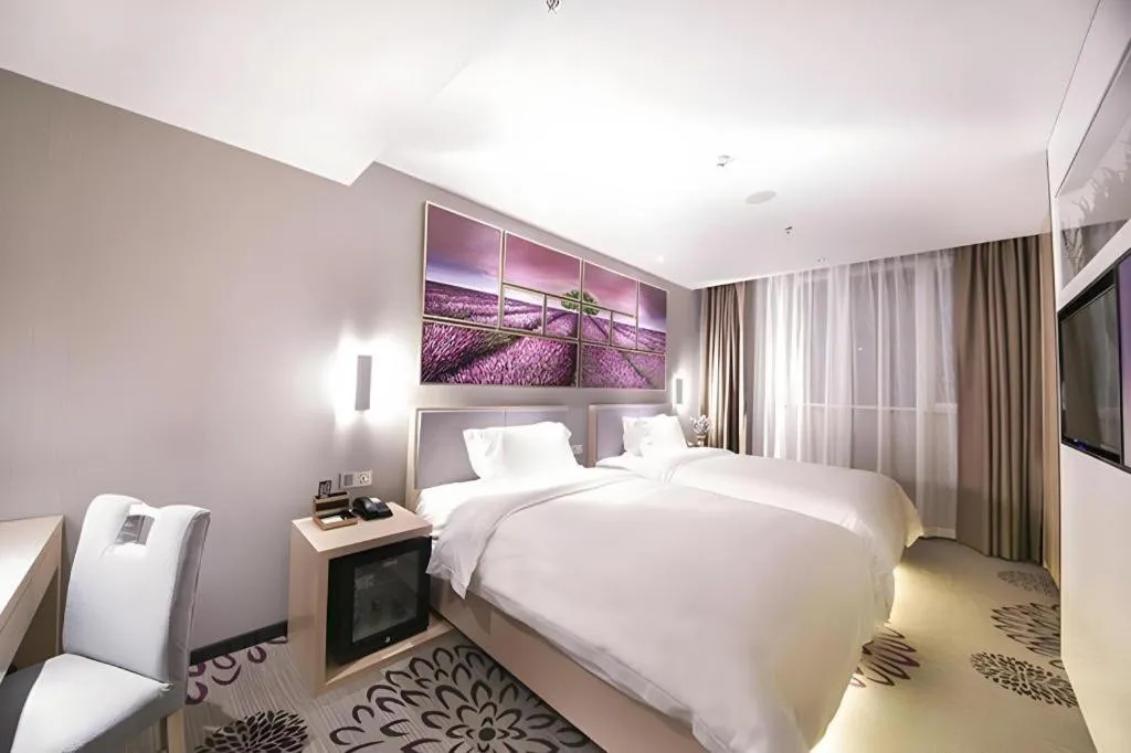 Bed in Lavande Hotel Beijing Guanganmen Lize Commercial Zone