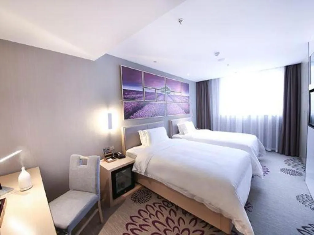 Bed in Lavande Hotel Beijing Guanganmen Lize Commercial Zone