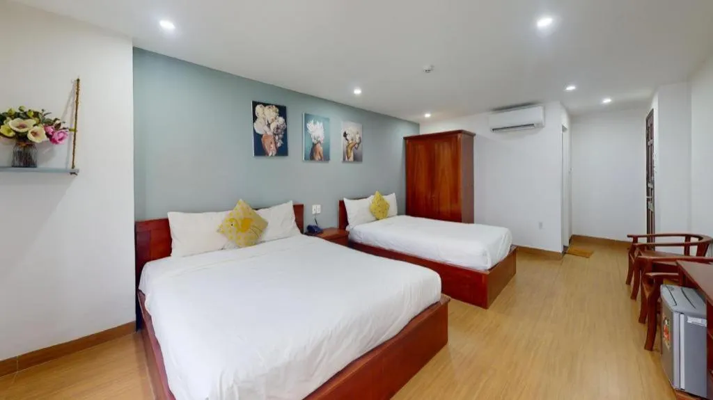 Bed in The Samson Boutique Hotel