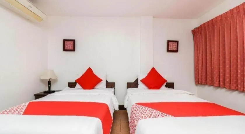 Bed in Hotel Jomtien View Paradise