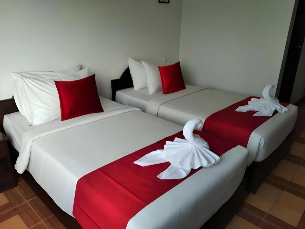 Bed in Hotel Jomtien View Paradise