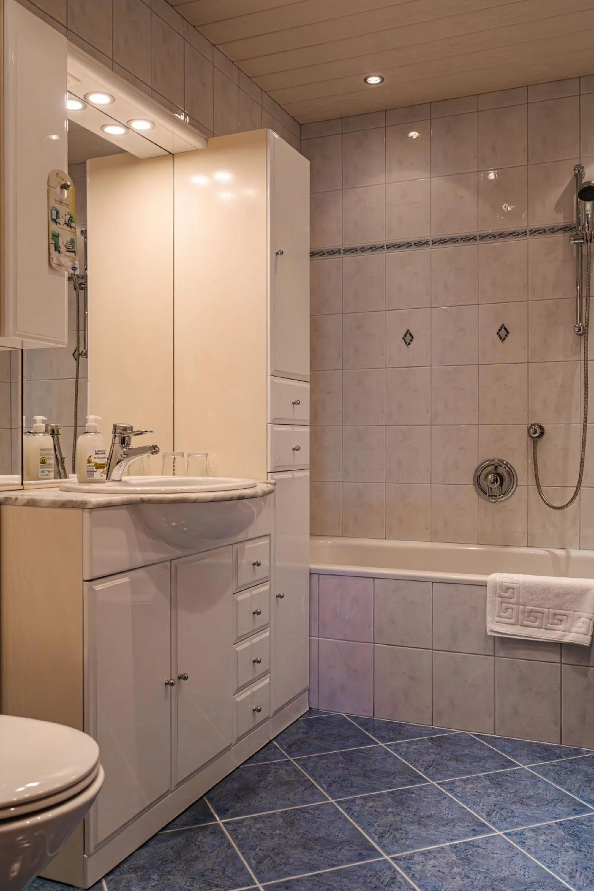 Shower in Pension Schlossberg