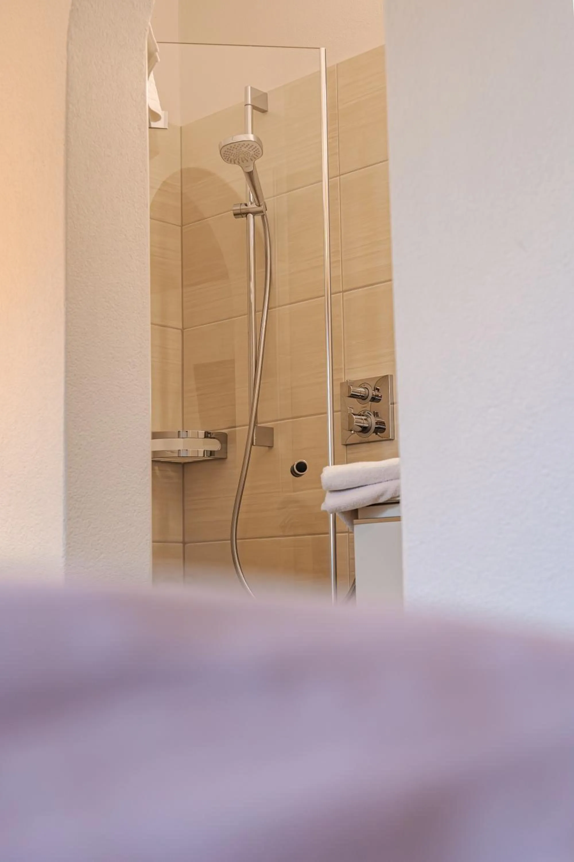 Shower in Pension Schlossberg