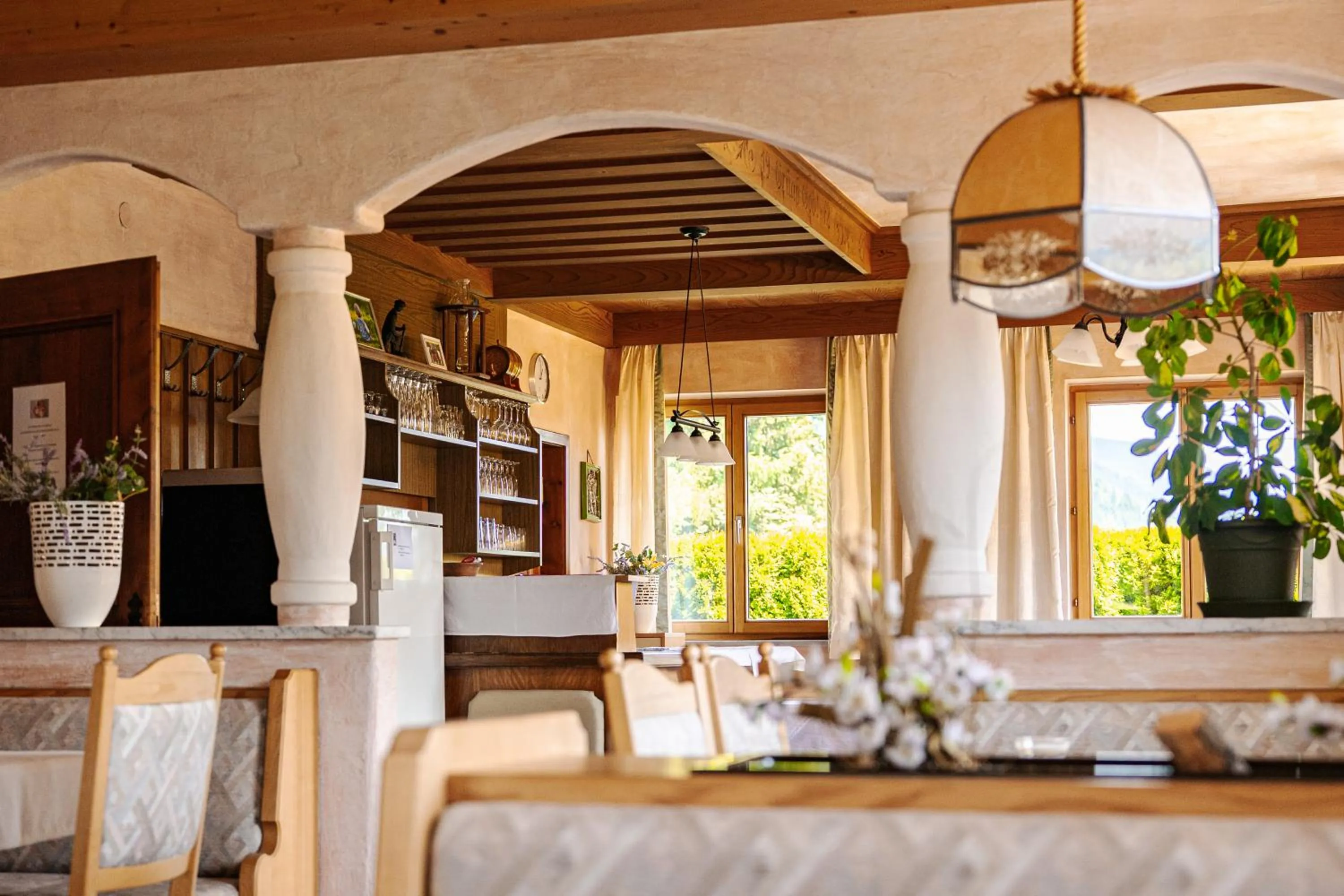 Seating area in Pension Schlossberg