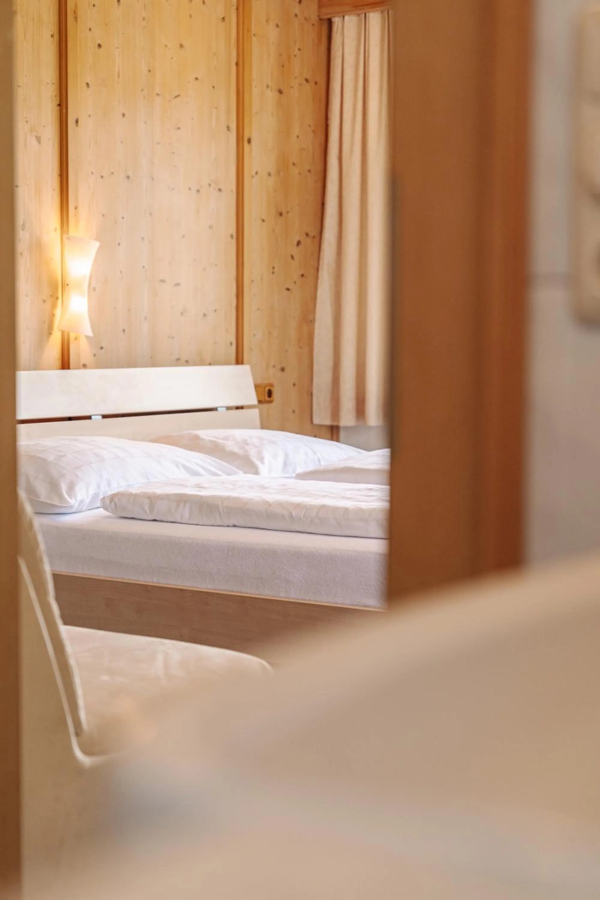 Bed in Pension Schlossberg