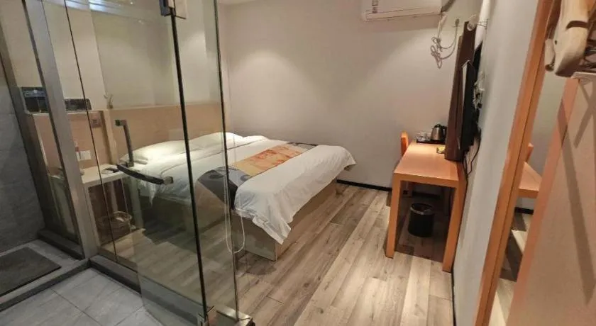 Bed in Shell Nanjing Jiangning District University City Hotel