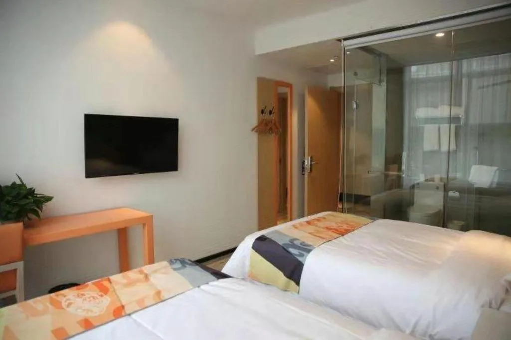 Bed in Shell Nanjing Jiangning District University City Hotel