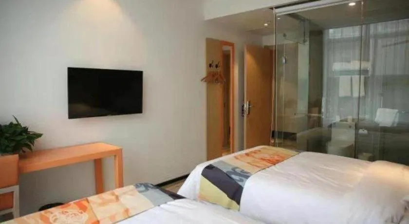 Bed in Shell Nanjing Jiangning District University City Hotel