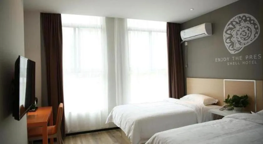 Bed in Shell Nanjing Jiangning District University City Hotel