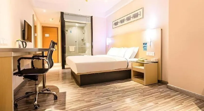 Bed in City Comfort Inn Beihai Hepu Bus Terminal