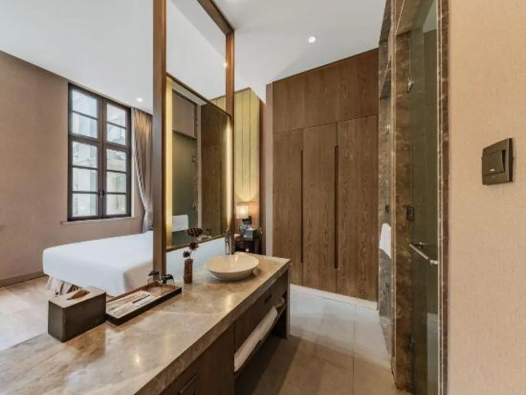 Bed in Atour Hotel Nantong Langshan Scenic Area