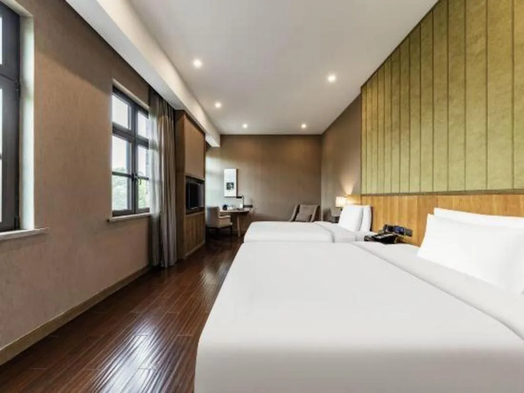 Bed in Atour Hotel Nantong Langshan Scenic Area
