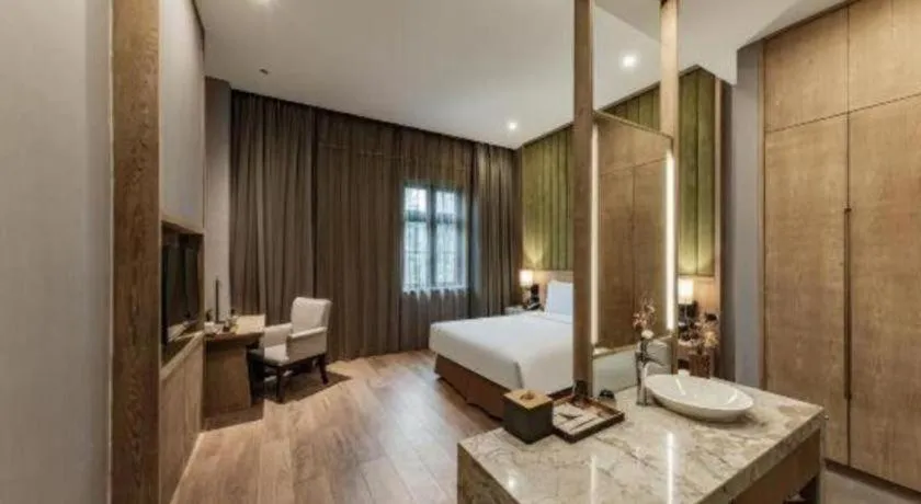 Bed in Atour Hotel Nantong Langshan Scenic Area