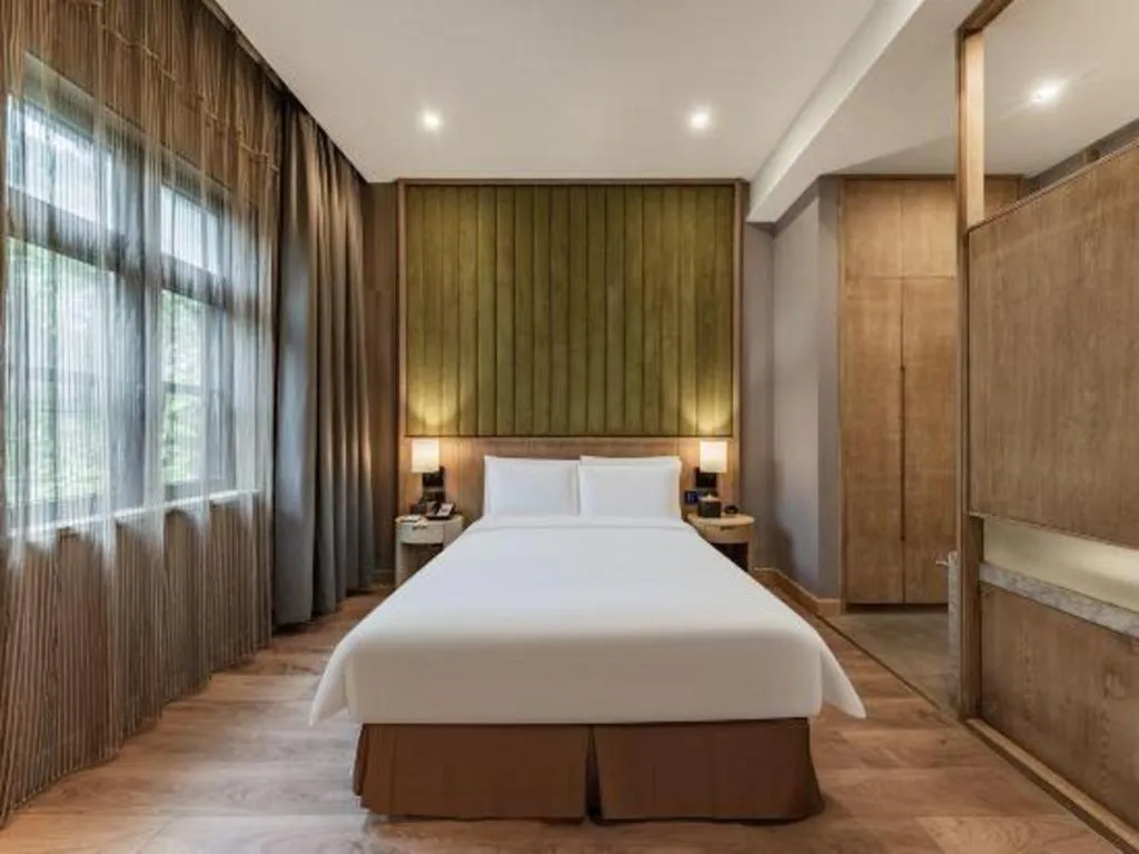 Bed in Atour Hotel Nantong Langshan Scenic Area