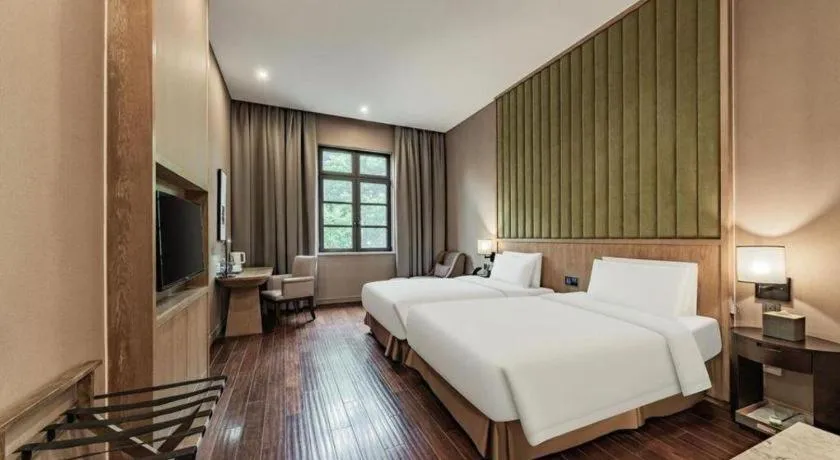 Bed in Atour Hotel Nantong Langshan Scenic Area