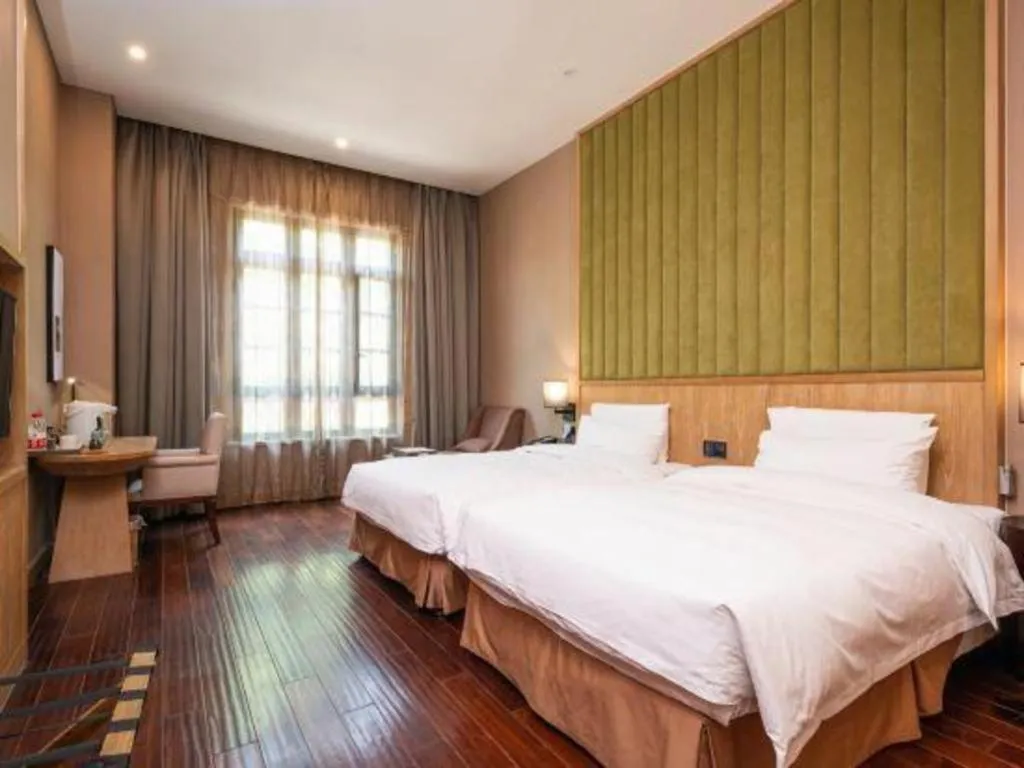 Bed in Atour Hotel Nantong Langshan Scenic Area